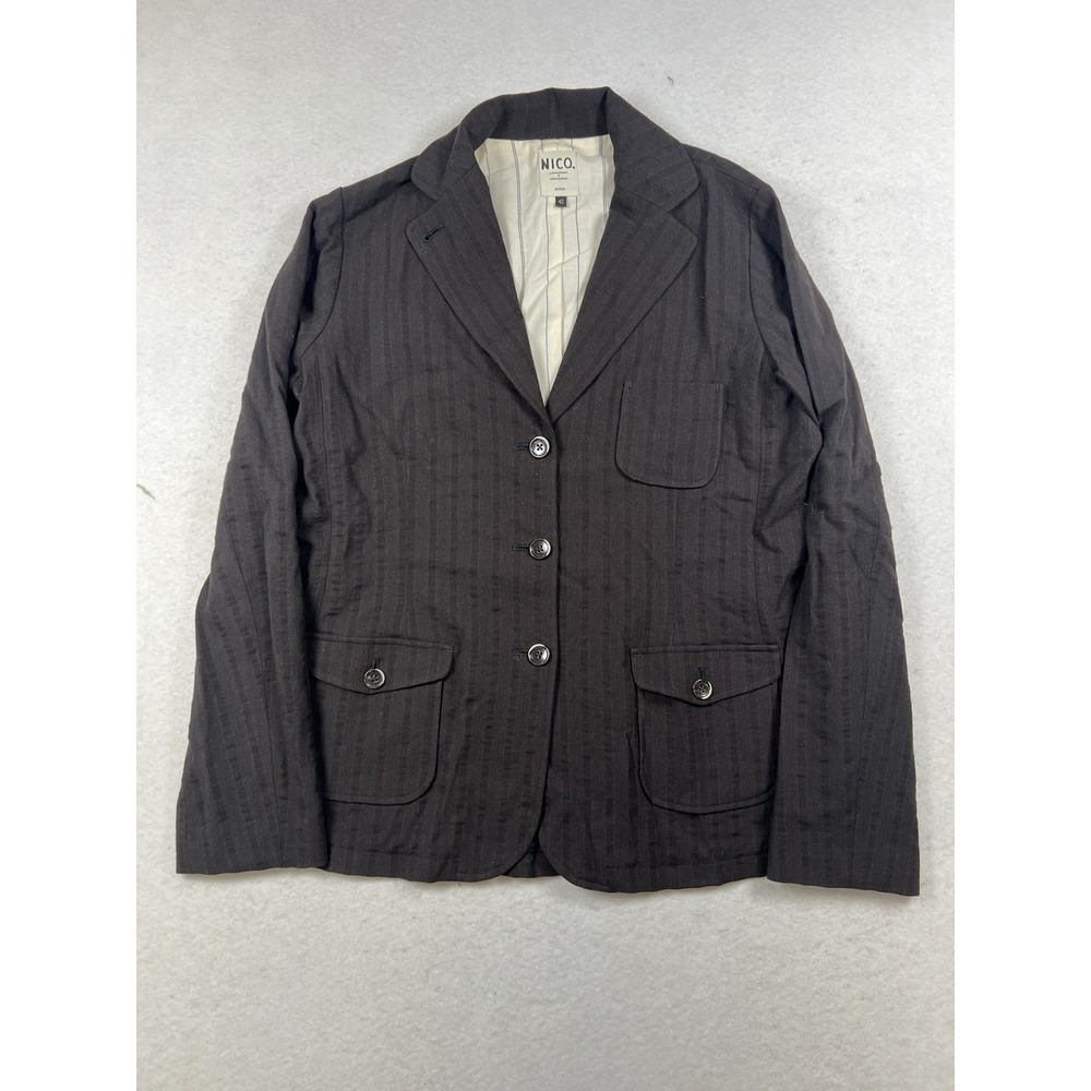 Women's NICO NICHOLSON & NICHOLSON Japan Chore Wool Blazer Jacket EU 42